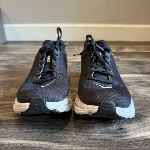 HOKA M Rincon 2 in Black White Size 8.5 Women's EUC - Picture 3 of 10